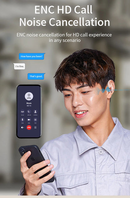 Bluetooth wireless earbuds Ear Hook Headset Bluetooth Headphone HD Sound Quality Stereo Sports work EarBuds