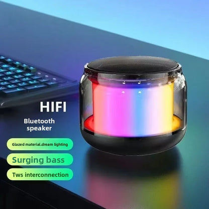 New wireless Bluetooth speaker - heavy bass, high sound quality, loud volume, mini small speaker for mobile phones