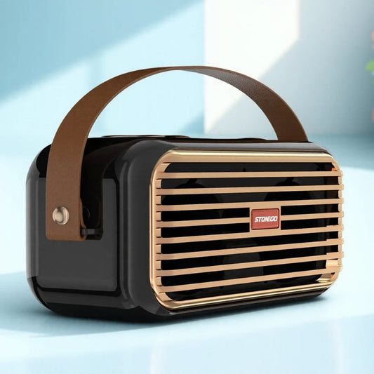 Bluetooth Speaker Wireless Portable Stereo Sound with Deep Bass Treble Wireless 5.0 TWS TF Card USB AUX Audio Input