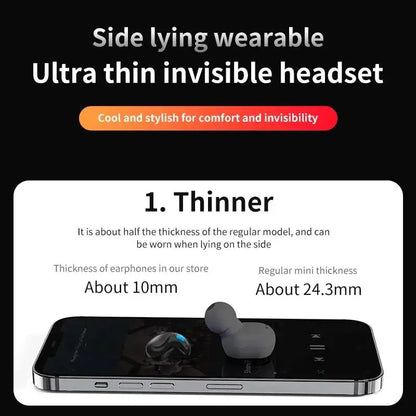 X55 Bluetooth Wireless Headphones Earbuds Ear Hooks Bluetooth Earphones Bass Noise Reduction Earbuds HiFi Stereo Headsets