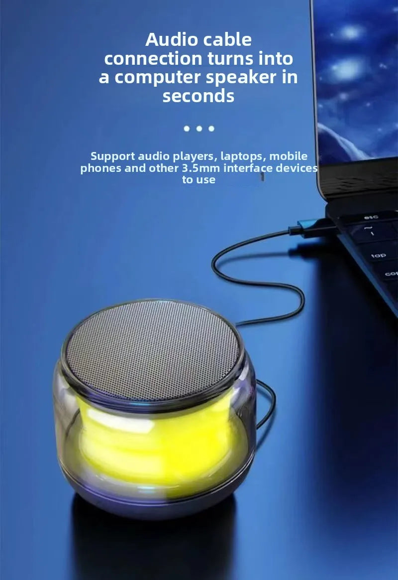 New wireless Bluetooth speaker - heavy bass, high sound quality, loud volume, mini small speaker for mobile phones