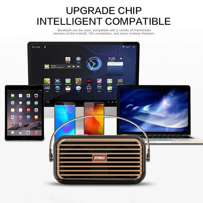 Bluetooth Speaker Wireless Portable Stereo Sound with Deep Bass Treble Wireless 5.0 TWS TF Card USB AUX Audio Input
