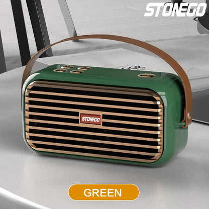 Bluetooth Speaker Wireless Portable Stereo Sound with Deep Bass Treble Wireless 5.0 TWS TF Card USB AUX Audio Input