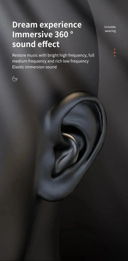 X55 Bluetooth Wireless Headphones Earbuds Ear Hooks Bluetooth Earphones Bass Noise Reduction Earbuds HiFi Stereo Headsets